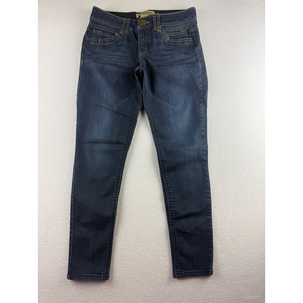 Democracy Ab Solution Skinny Jeans Women 2 Dark Wash Denim B1304XXBX‎ Stretch